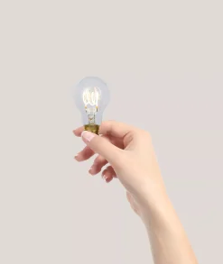 A60 - Filament lamp - Ø 6 cm - LED Dimb. - E27 - 1x4,9W 2700K - Transparant*Lucide Discount