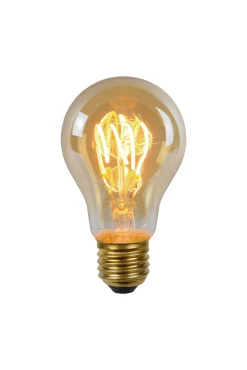 A60 - Filament lamp - Ø 6 cm - LED Dimb. - E27 - 1x4,9W 2200K - Amber*Lucide Flash Sale
