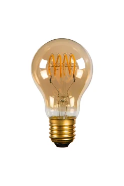 A60 TWILIGHT SENSOR - Filament lamp - Ø 6 cm - LED - E27 - 1x4W 2200K - Dag/nacht sensor - Amber*Lucide Sale