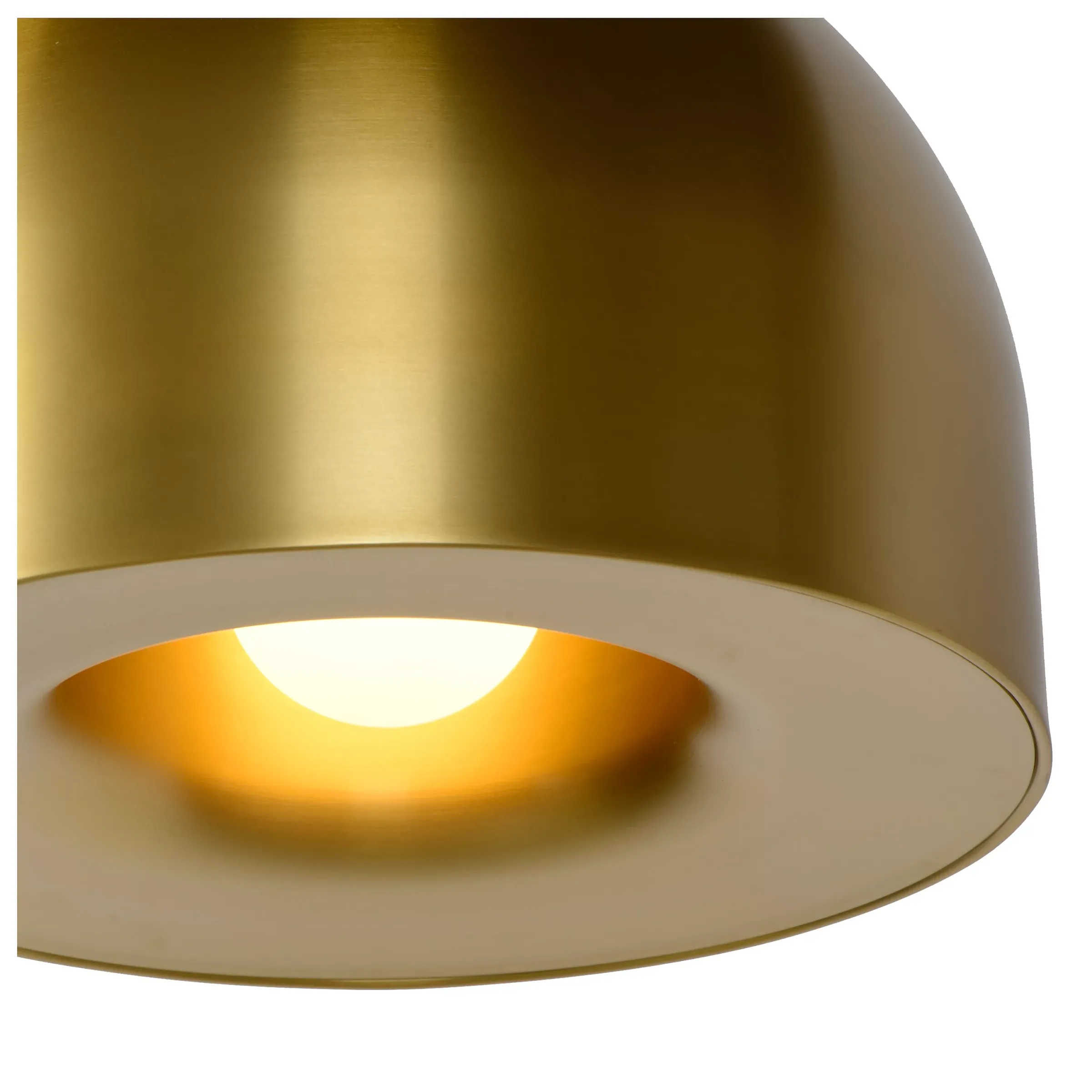 AKRON - Hanglamp - Ø 50 cm - 1xE27 - Mat Goud / Messing*Lucide Discount