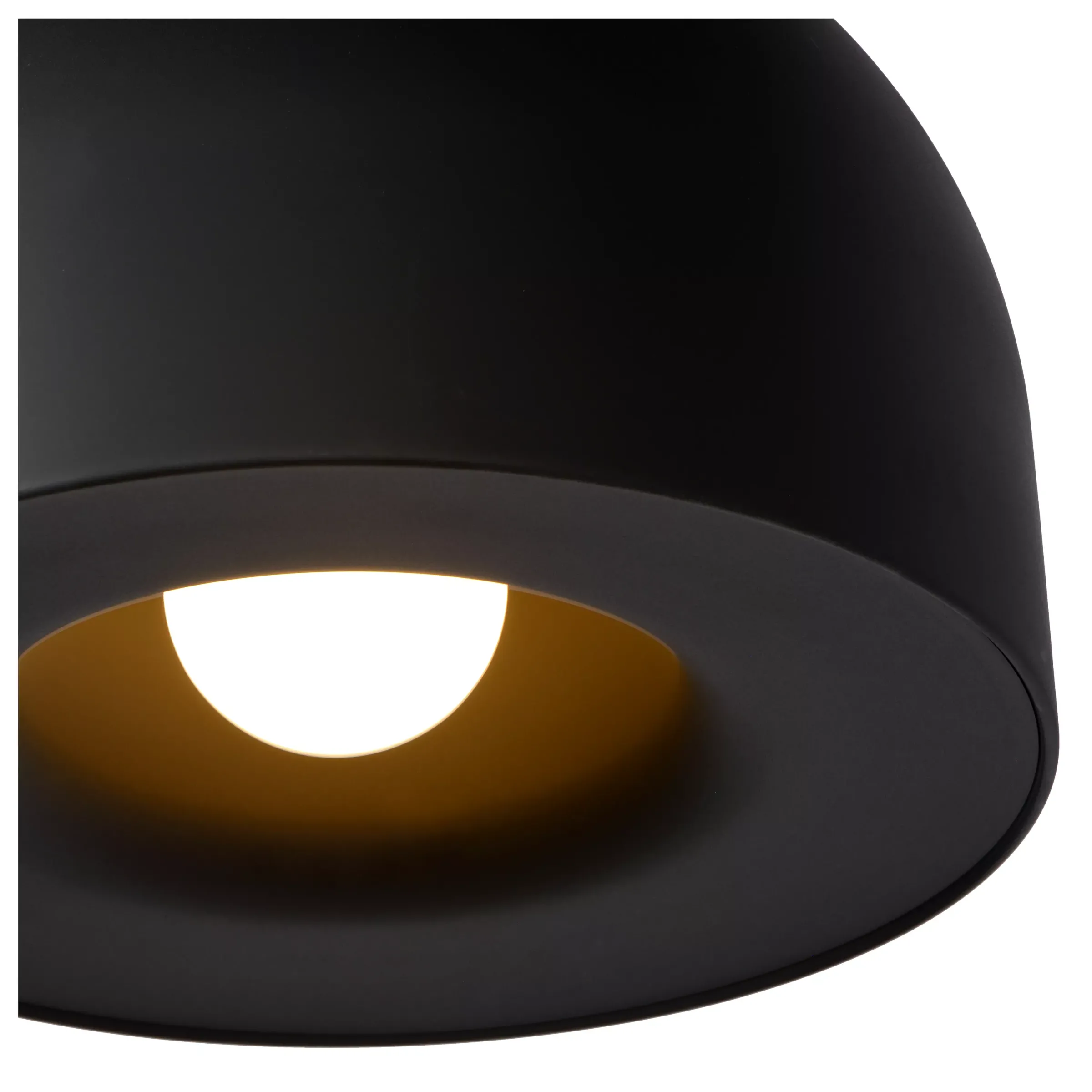 AKRON - Hanglamp - Ø 50 cm - 1xE27 - Zwart*Lucide Clearance