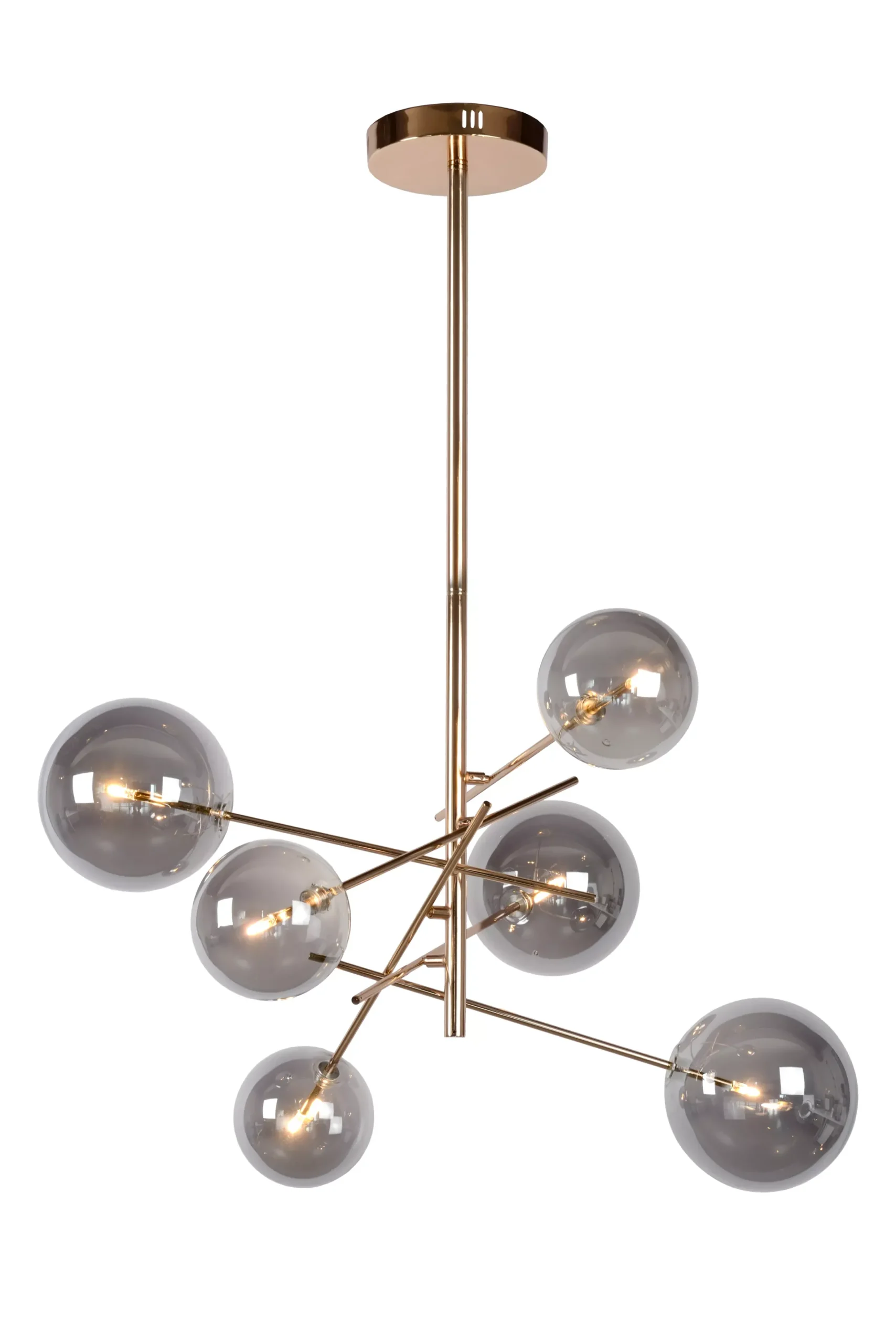 ALARA - Hanglamp - Ø 72 cm - LED - G4 - 6x1,5W 2700K - Goud*Lucide Flash Sale