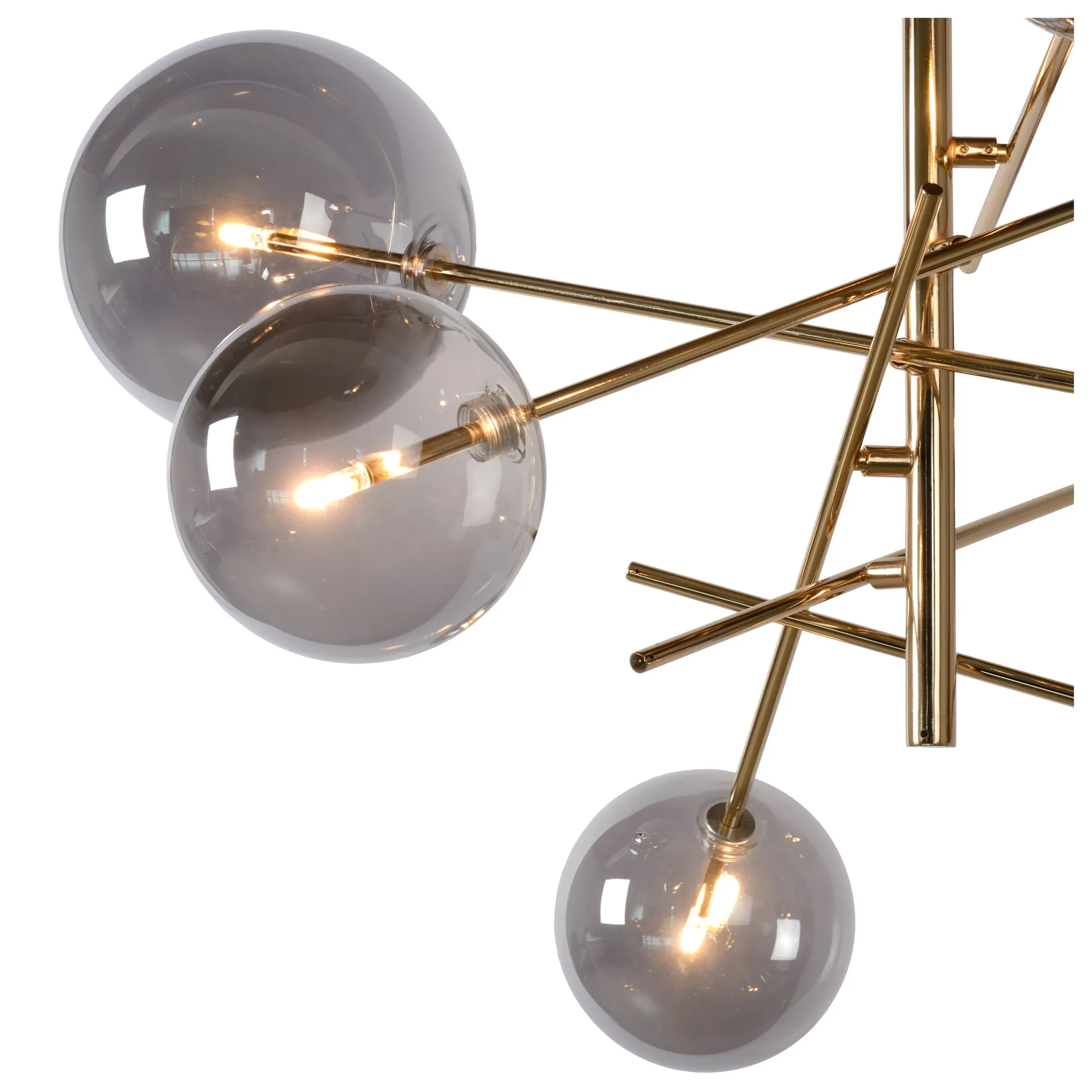ALARA - Hanglamp - Ø 72 cm - LED - G4 - 6x1,5W 2700K - Goud*Lucide Flash Sale