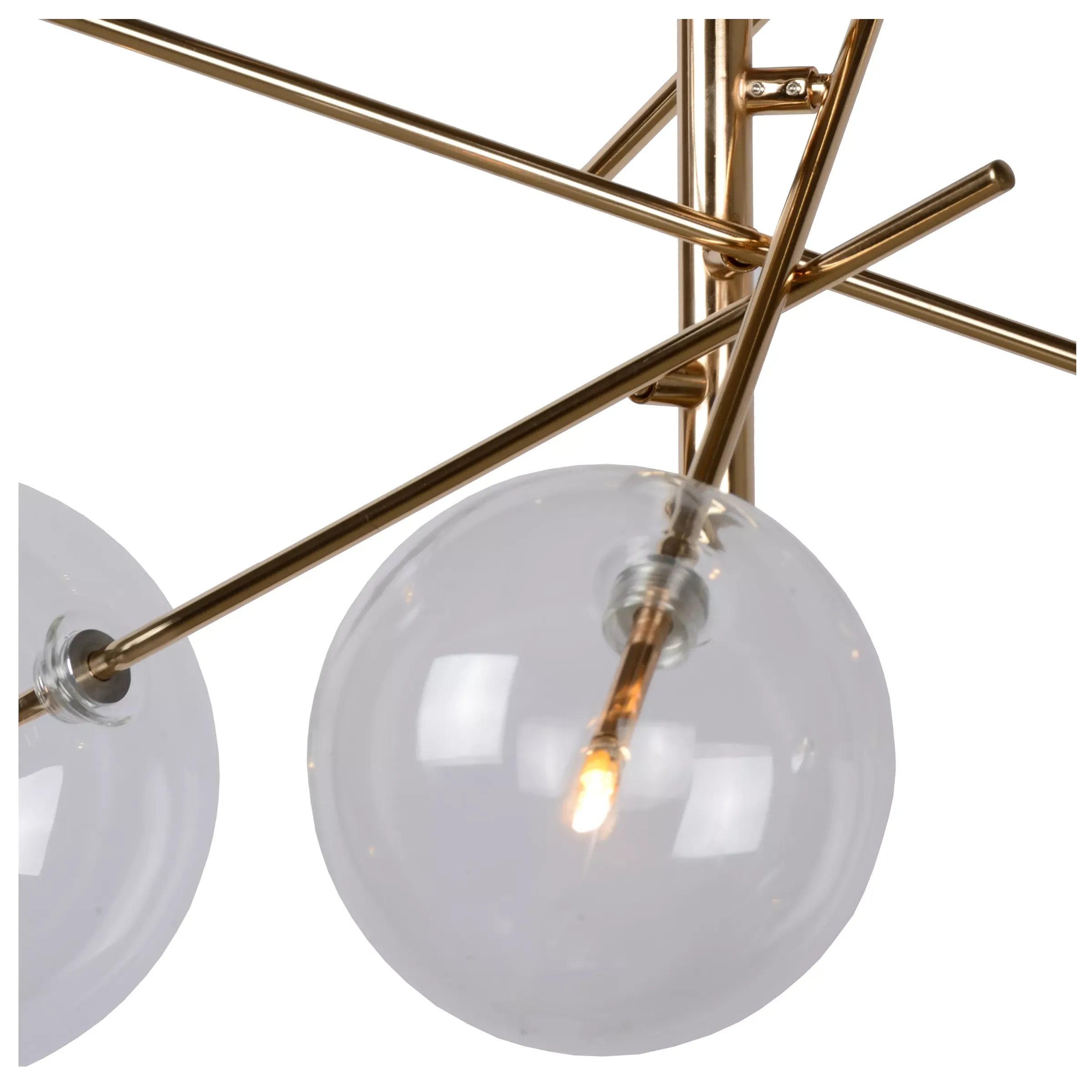 ALARA - Hanglamp - Ø 72 cm - LED - G4 - 6x1,5W 2700K - Goud*Lucide Flash Sale