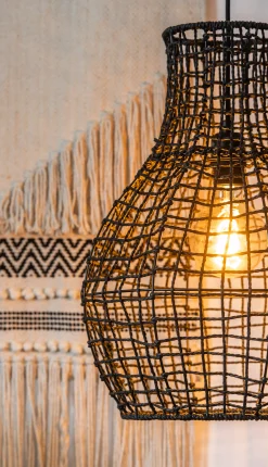 ALBAN - Hanglamp - Ø 35 cm - 1xE27 - Zwart*Lucide Store
