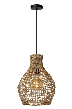 ALBAN - Hanglamp - Ø 35 cm - 1xE27 - Naturel*Lucide Hot