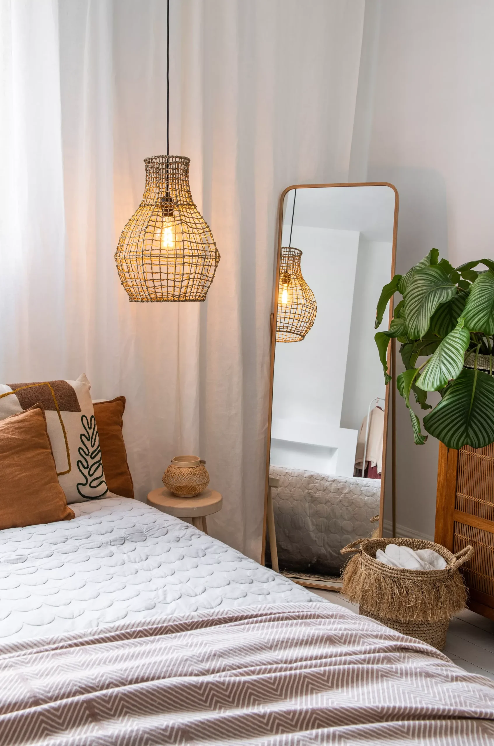 ALBAN - Hanglamp - Ø 35 cm - 1xE27 - Naturel*Lucide Hot