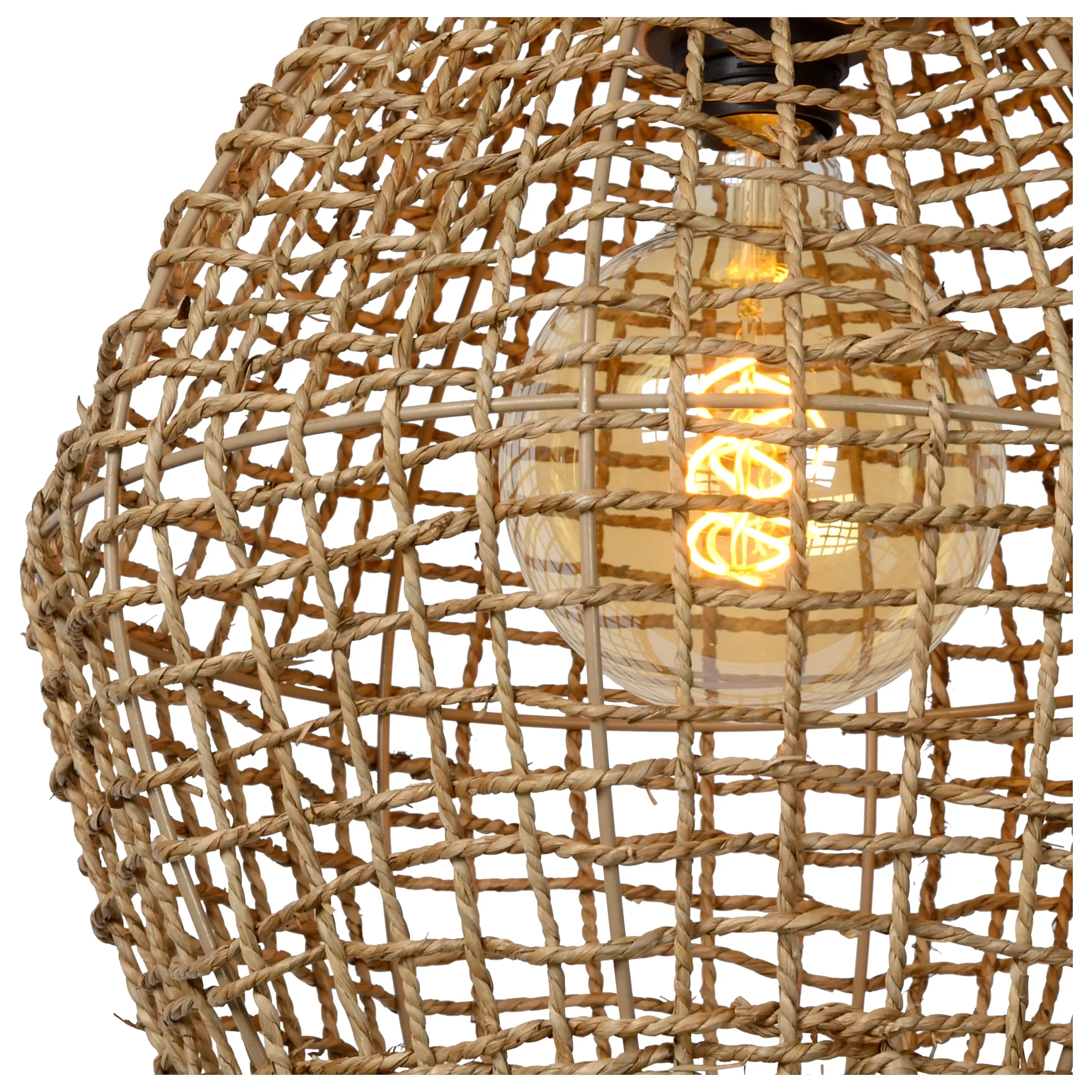 ALBAN - Hanglamp - Ø 35 cm - 1xE27 - Naturel*Lucide Hot