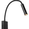 ALEC - Wandspot / Wandlamp - LED - G9 - 1x3W 2700K - Inclusief omwisselbare ringen - Zwart*Lucide Best