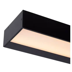 ALEXA - Wandlamp Badkamer - LED - 1x13W 3000K - IP44 - Zwart*Lucide Discount