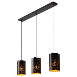 ALMELO - Hanglamp - 3xE27 - Zwart*Lucide Cheap