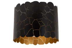ALMELO - Plafonnière - Ø 25,5 cm - 1xE27 - Zwart*Lucide Discount