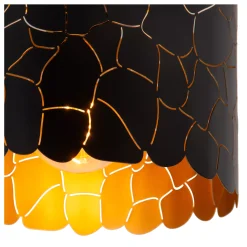 ALMELO - Plafonnière - Ø 25,5 cm - 1xE27 - Zwart*Lucide Discount