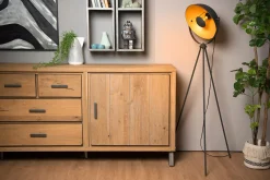 ALVARO - Vloerlamp - 1xE27 - Zwart*Lucide Sale