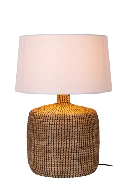 AMBALA - Tafellamp - Ø 45 cm - 1xE27 - Naturel*Lucide Store