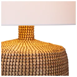 AMBALA - Tafellamp - Ø 45 cm - 1xE27 - Naturel*Lucide Store