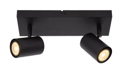AMIGO - Plafondspot - 2xGU10 - Zwart*Lucide Discount