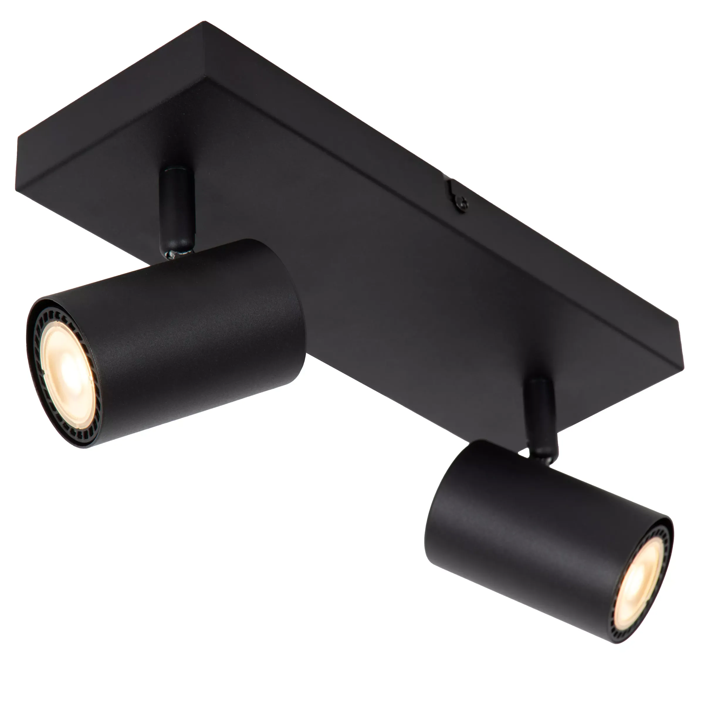 AMIGO - Plafondspot - 2xGU10 - Zwart*Lucide Discount