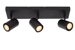AMIGO - Plafondspot - 3xGU10 - Zwart*Lucide Flash Sale