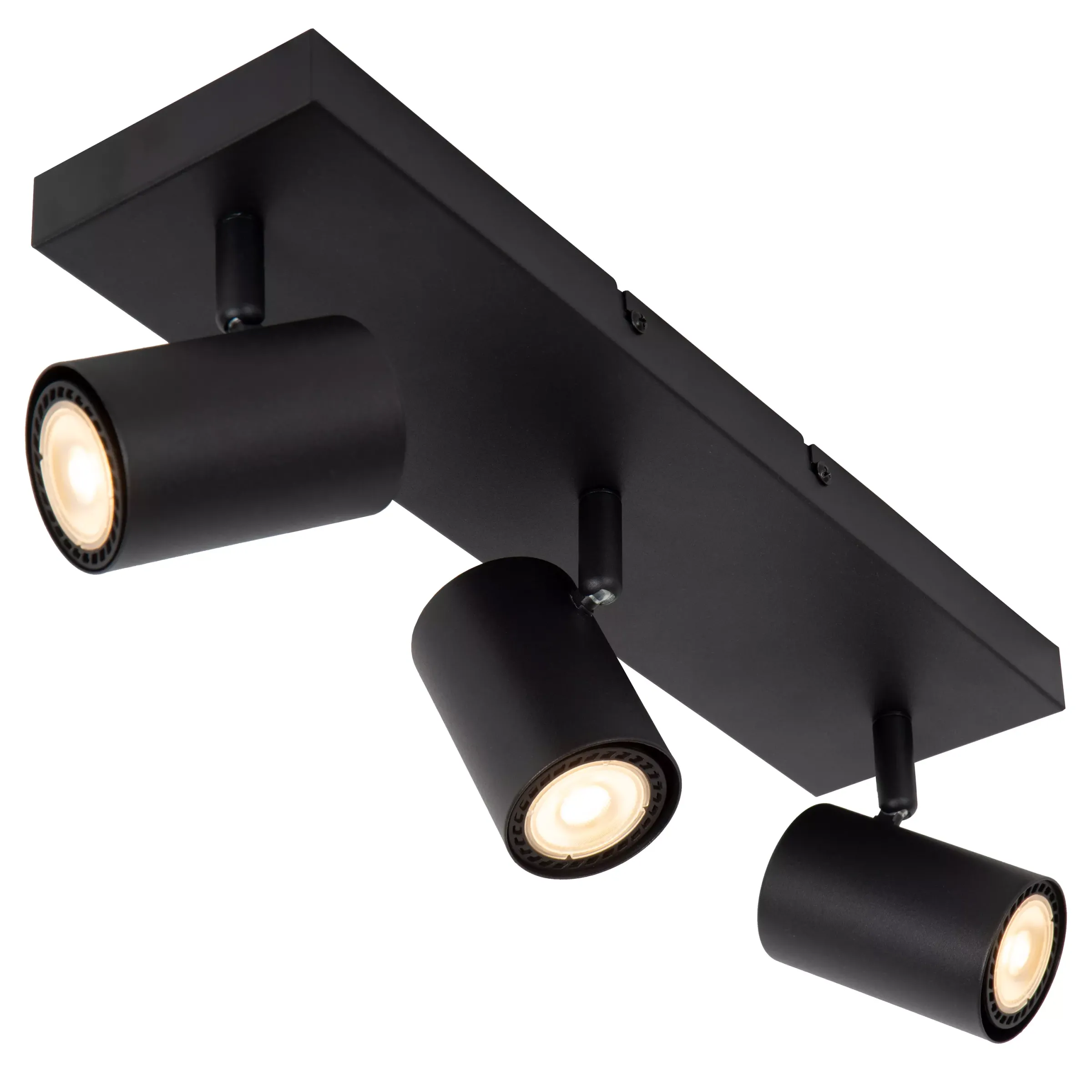 AMIGO - Plafondspot - 3xGU10 - Zwart*Lucide Flash Sale