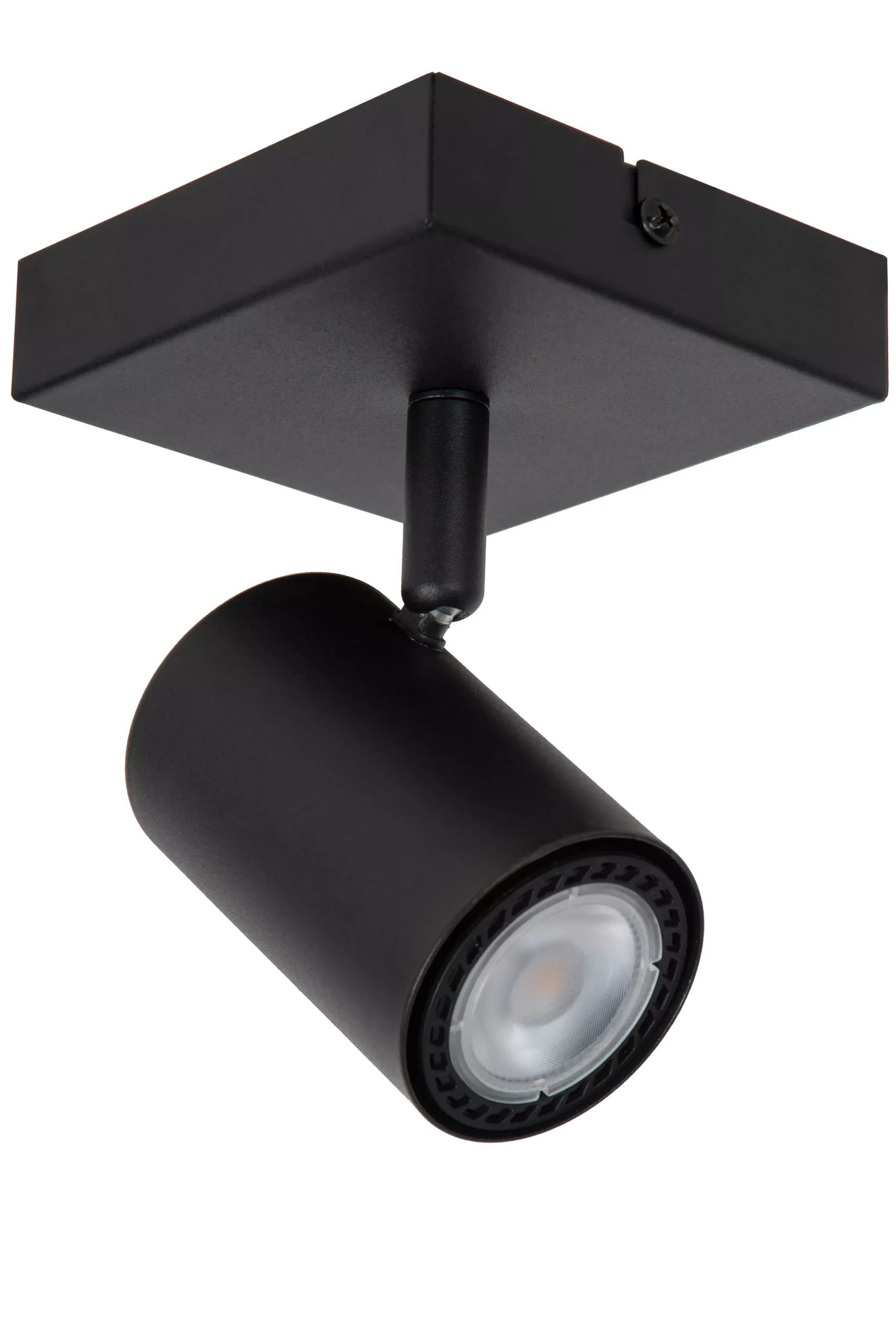 AMIGO - Wandspot / Wandlamp - 1xGU10 - Zwart*Lucide Discount