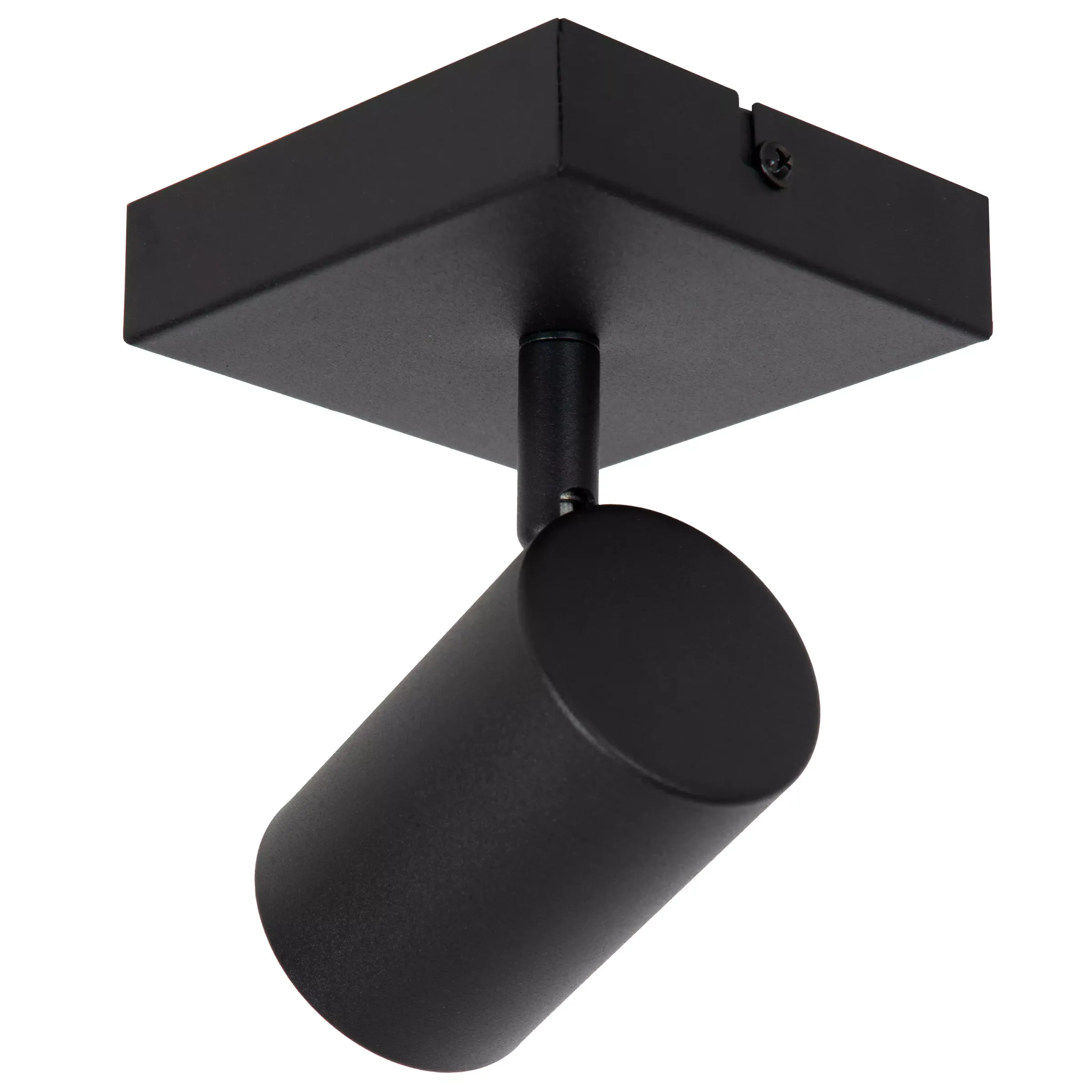 AMIGO - Wandspot / Wandlamp - 1xGU10 - Zwart*Lucide Discount