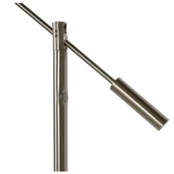 ANSELMO - Leeslamp - Ø 25 cm - LED Dimb. - 1x9W 3000K - Mat chroom*Lucide Fashion