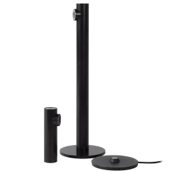 ANTRIM - Oplaadbare Tafellamp Binnen/Buiten - Accu/Batterij - LED Dimb. - 1x2,2W 2700K - IP54 - Met draadloos oplaadstation - Zwart*Lucide Fashion
