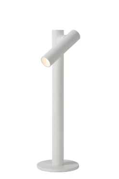 ANTRIM - Oplaadbare Tafellamp Binnen/Buiten - Accu/Batterij - LED Dimb. - 1x2,2W 2700K - IP54 - Met draadloos oplaadstation - Wit*Lucide Clearance
