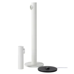 ANTRIM - Oplaadbare Tafellamp Binnen/Buiten - Accu/Batterij - LED Dimb. - 1x2,2W 2700K - IP54 - Met draadloos oplaadstation - Wit*Lucide Clearance