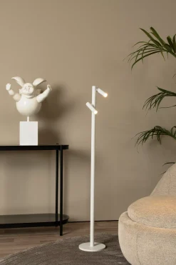 ANTRIM - Oplaadbare Leeslamp Binnen/Buiten - Accu/Batterij - LED Dimb. - 2x2,2W 2700K - IP54 - Met draadloos oplaadstation - Wit*Lucide Sale