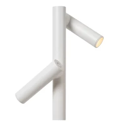 ANTRIM - Oplaadbare Leeslamp Binnen/Buiten - Accu/Batterij - LED Dimb. - 2x2,2W 2700K - IP54 - Met draadloos oplaadstation - Wit*Lucide Sale