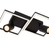 ARIANNE - Plafonnière - LED - 2xGeïntegreerde LED - 2xGU10 - Zwart*Lucide Sale