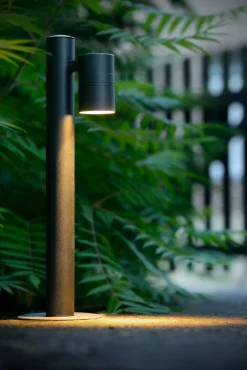 ARNE-LED - Sokkellamp - Ø 6,3 cm - LED - GU10 - 1x5W 2700K - IP44 - Zwart*Lucide Best Sale