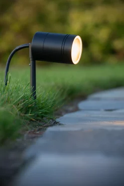 ARNE-LED - Tuinspot - Ø 6,3 cm - LED - GU10 - 1x5W 2700K - IP44 - Zwart*Lucide Store