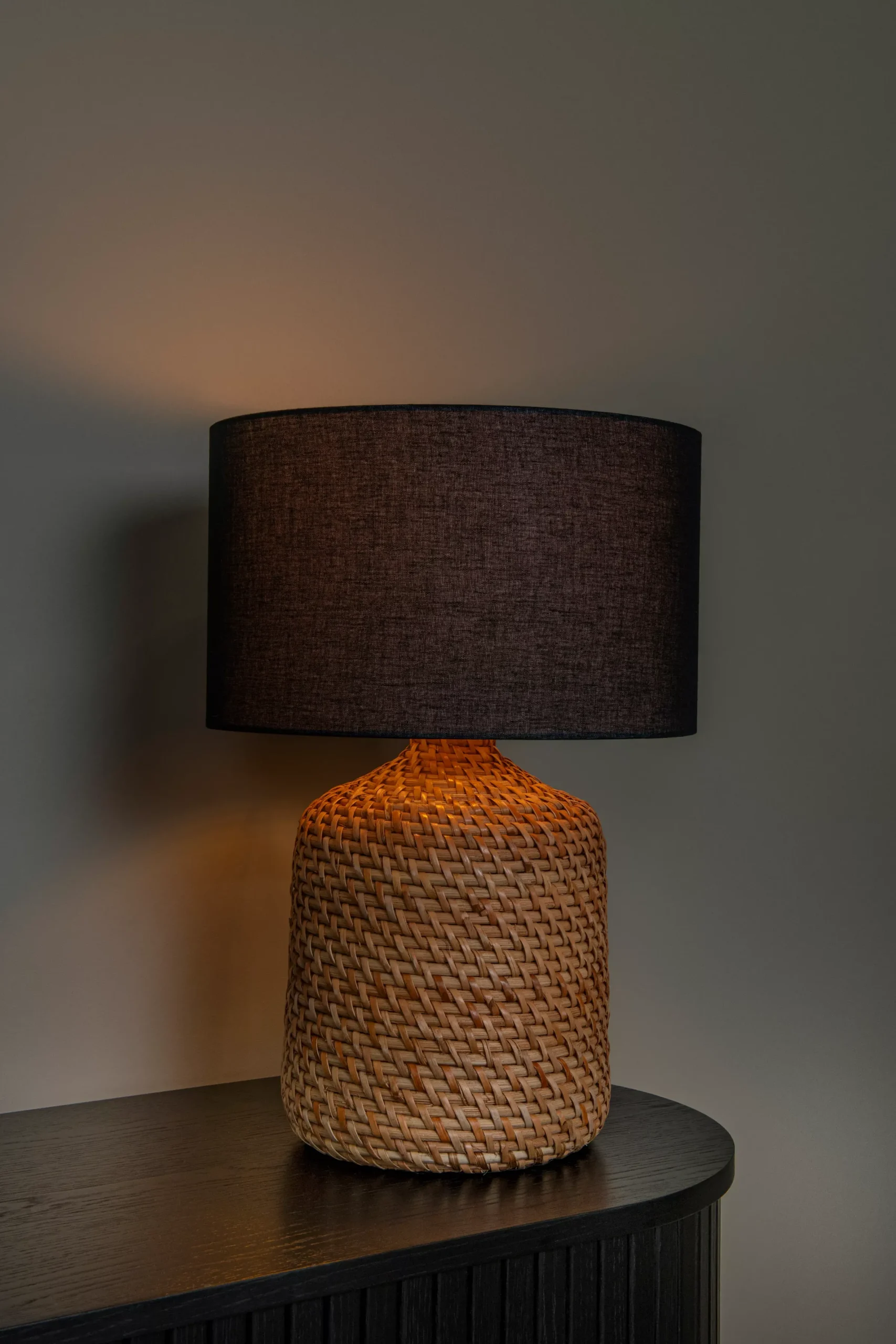 ARRAH - Tafellamp - Ø 35 cm - 1xE27 - Naturel*Lucide Best