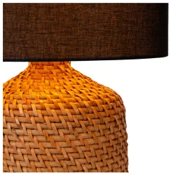 ARRAH - Tafellamp - Ø 35 cm - 1xE27 - Naturel*Lucide Best