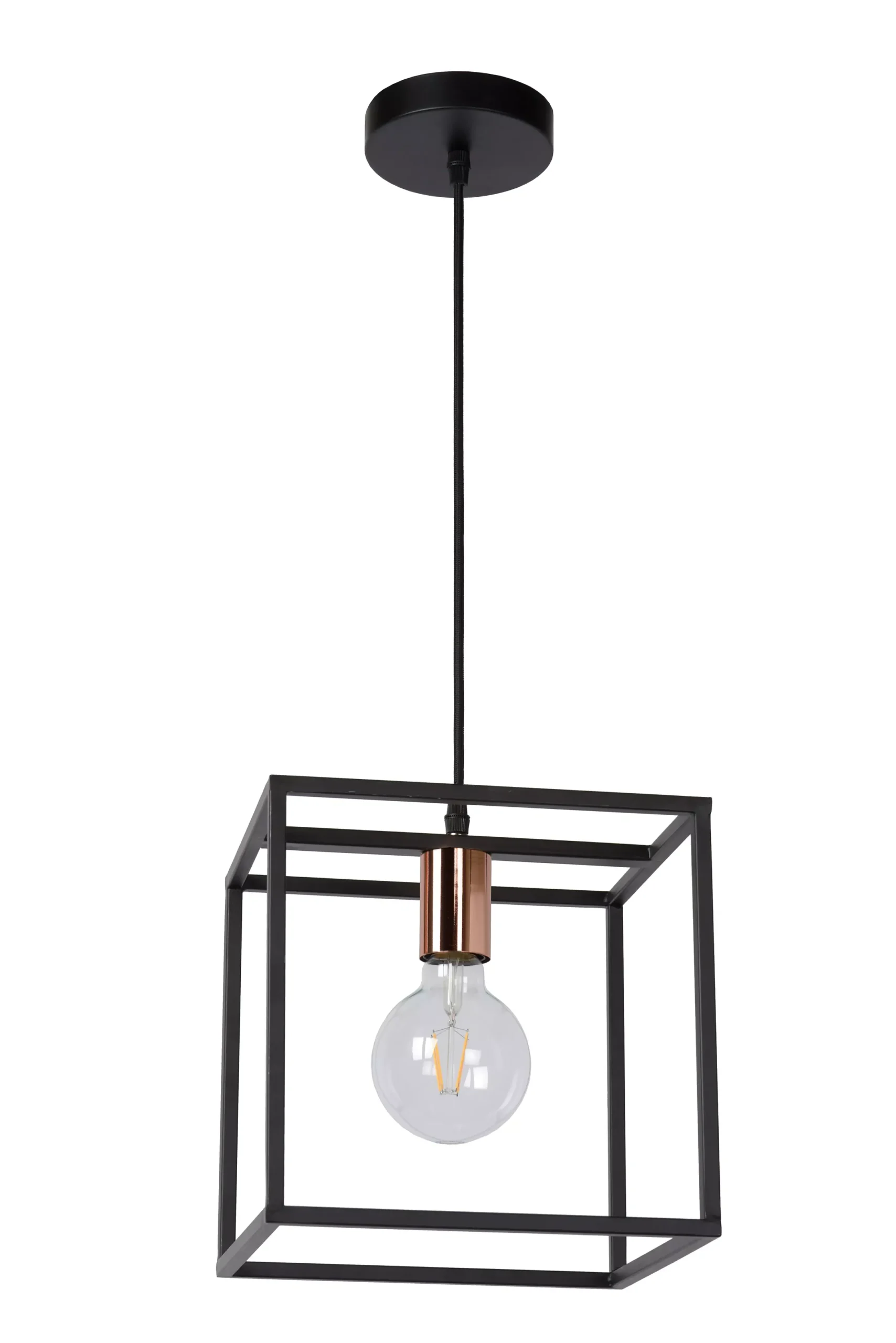 ARTHUR - Hanglamp - 1xE27 - Zwart*Lucide Clearance