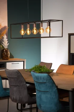 ARTHUR - Hanglamp - 5xE27 - Zwart*Lucide Cheap