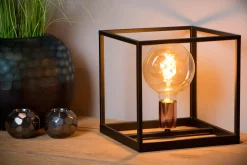 ARTHUR - Tafellamp - 1xE27 - Zwart*Lucide Clearance