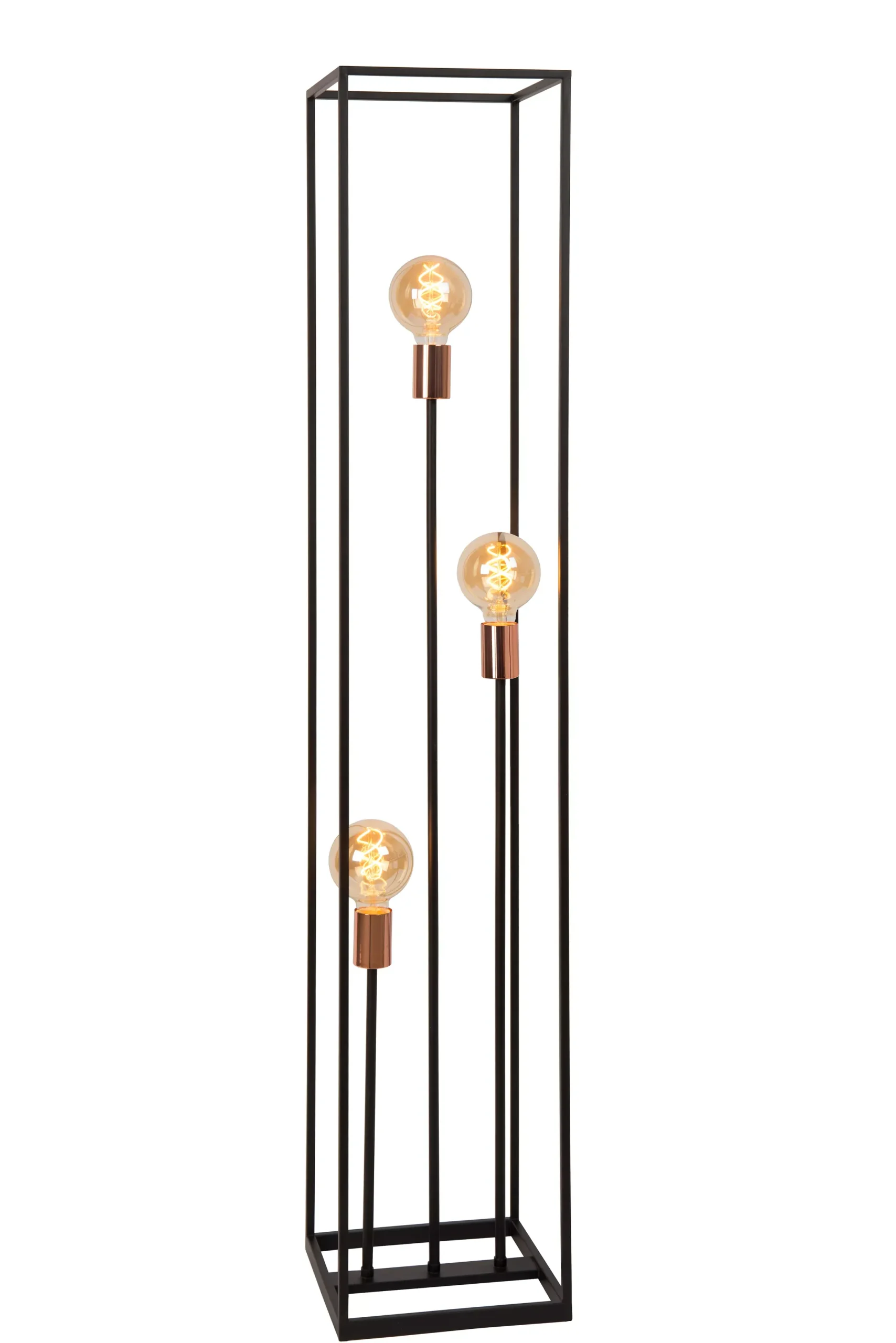 ARTHUR - Vloerlamp - 3xE27 - Zwart*Lucide Hot