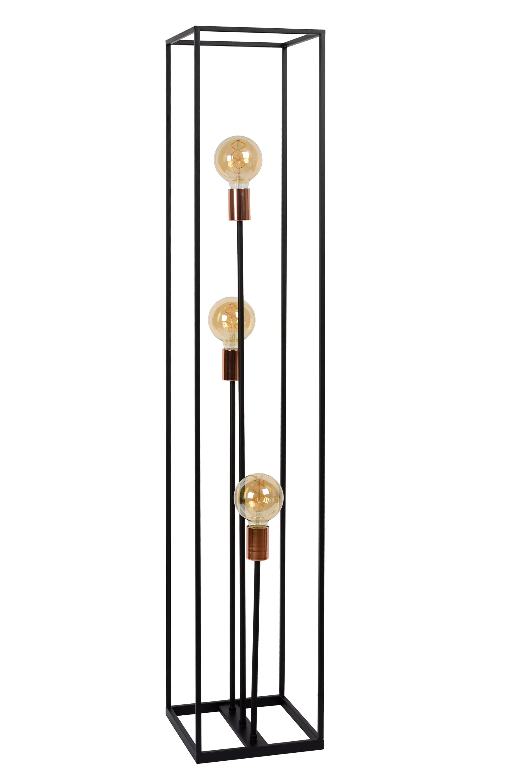 ARTHUR - Vloerlamp - 3xE27 - Zwart*Lucide Hot