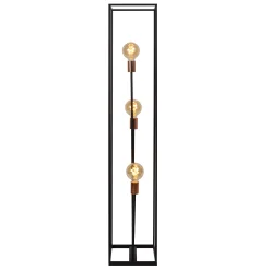 ARTHUR - Vloerlamp - 3xE27 - Zwart*Lucide Hot