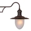 ARUBA - Wandlamp Binnen/Buiten - Ø 25 cm - 1xE27 - IP44 - Roest bruin*Lucide New