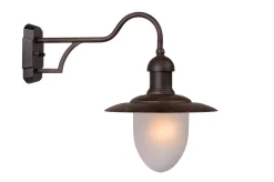 ARUBA - Wandlamp Binnen/Buiten - Ø 25 cm - 1xE27 - IP44 - Roest bruin*Lucide New