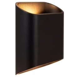 ATILA - Wandlamp Binnen/Buiten - LED Dimb. - 2x5W 2700K - IP65 - Zwart*Lucide Cheap