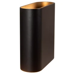 ATILA - Wandlamp Binnen/Buiten - LED - 2x5W 2700K - IP54 - Zwart*Lucide Best