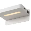 ATKIN - Bedlamp / Wandlamp - LED - 1x6W 3000K - Met USB oplaadpunt - Wit*Lucide Flash Sale