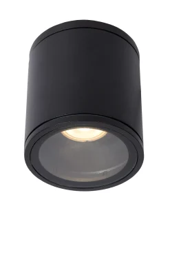 AVEN - Plafondspot Badkamer - Ø 9 cm - 1xGU10 - IP65 - Zwart*Lucide Best Sale