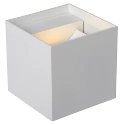 AXI - Wandspot / Wandlamp Badkamer - LED - 2x7W 2700K - IP54 - Verstelbare stralingshoek - Wit*Lucide Shop